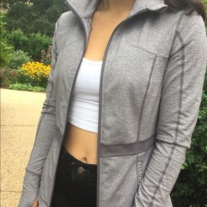 Lululemon peplum riding jacket ruffled back